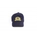 J.CREW Hat Navy Blue Wool blend Cap Preppy Gold Embroidered Monogram 's  eb-95574619